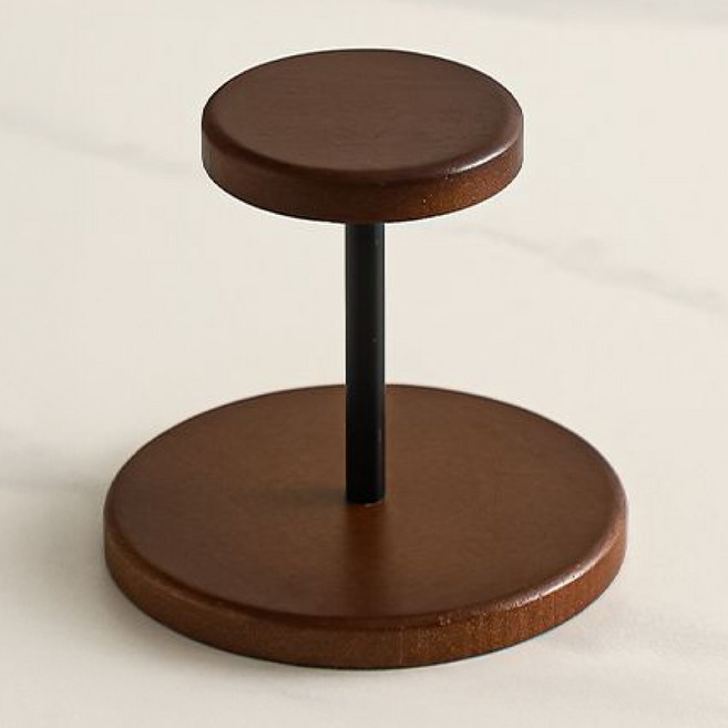 마벨인홈 우드 원목 카페 탕비실 종이컵 홀더 디스펜서 거치대 스탠드형, 1개, 월넛