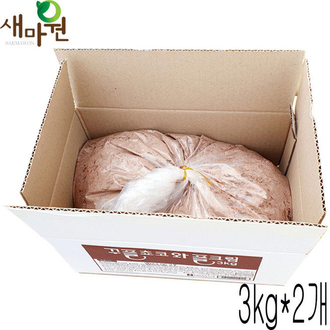 새마원 초코 와플 크림 시럽 잼 토핑 휘핑 카페 재료 생크림, 2개, 3kg