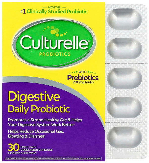 Culturelle 프로바이오틱스 다이제스티브 데일리 프로바이오틱 100억CFU 하루에 한 번 먹는 베지 캡슐 30정 CTL-40009, 1개