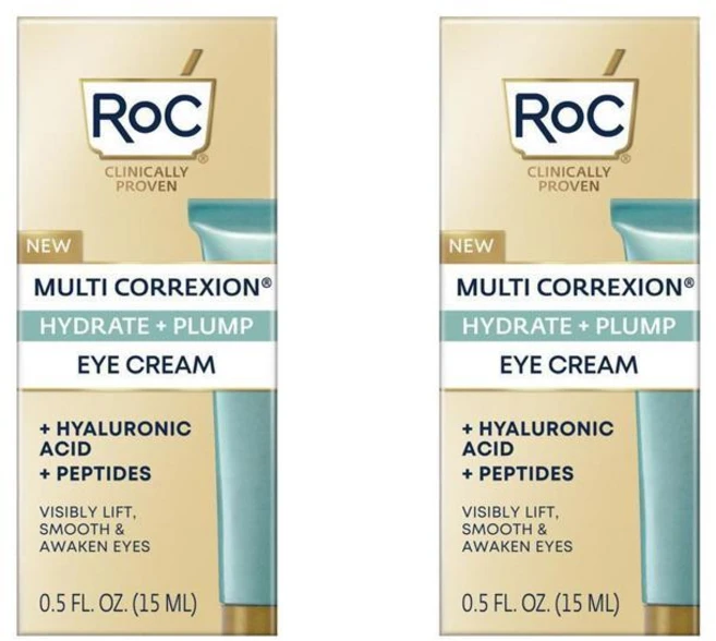 록 멀티 코렉션 하이드레이트 아이크림 15ml 2개 RoC Multi Correxion Hydrate & Plump Eye Cream 15ml - 쿠팡