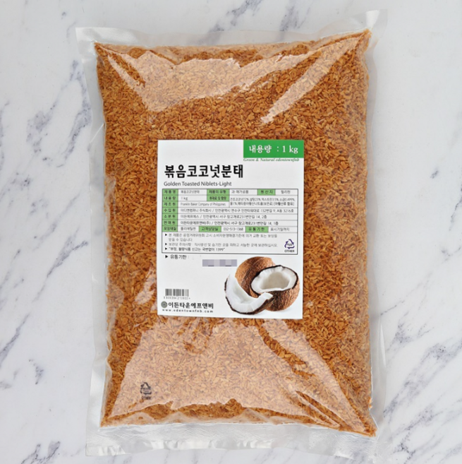 이든타운에프앤비 볶음코코넛분태, 1kg, 1개