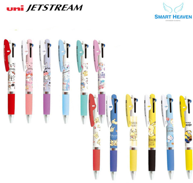 NEW 유니 제트스트림 3색 볼펜 캐릭터 2021 ver.3, 피카츄블루