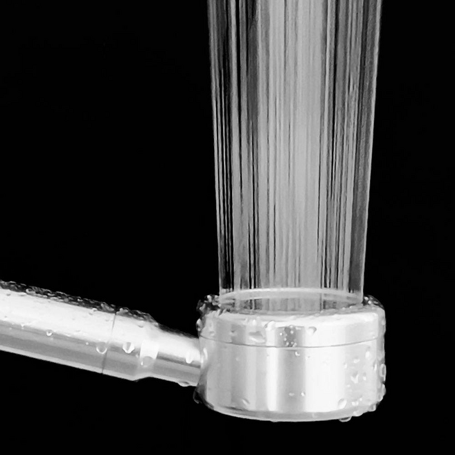 크리썸 알루미늄 고압 수압상승 절수 샤워기 헤드, 1개