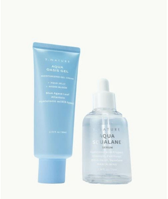 에스네이처 아쿠아 시스 수분 젤크림 80ml스쿠알란 세럼 70ml, none, 1