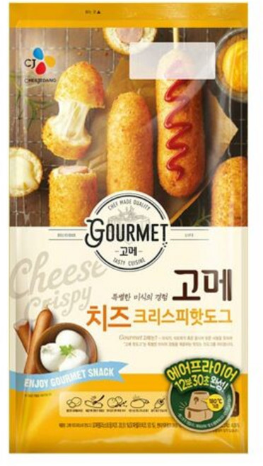 CJ 제일제당고메 치즈 크리스피핫도그425g, 425g, 3개