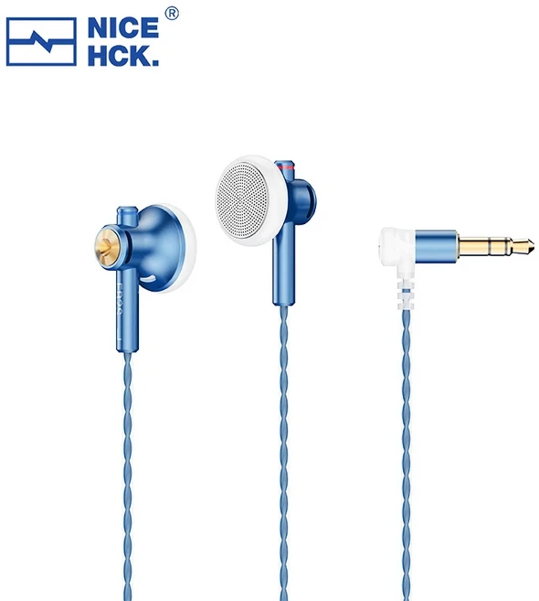NICEHCK EB2S Pro 3.5mm 플러그 마이크 플랫 헤드 이어 HiFi 유선 LCP 다이나믹 뮤직 보컬 PK1 MX500, 01 3.5mm No Mic