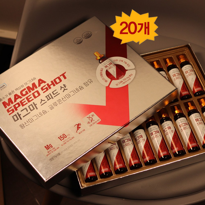 근육 피로 눈떨림 마그네슘 동국제약 액상형 (율무차증정), 20개, 20ml