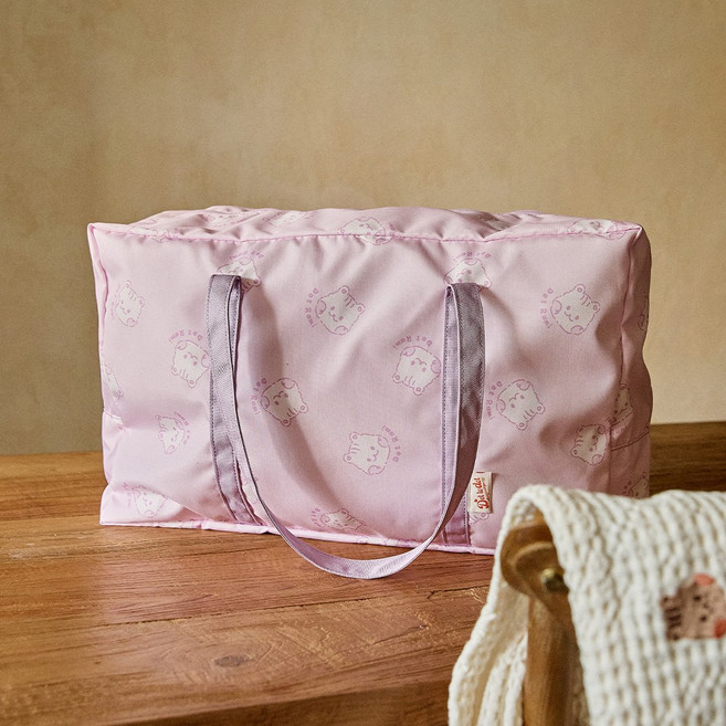 돗투돗 파스텔 돗프렌즈 낮잠패드 가방, 1개, 돗람이(퍼플)