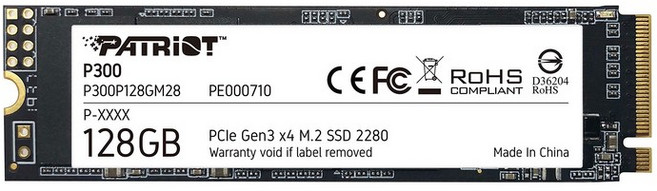 Patriot Memory P300 1TB M.2 SSD 2280 NVMe PCIe Gen 3x4 내장, 한개옵션1, 상세페이지 참조