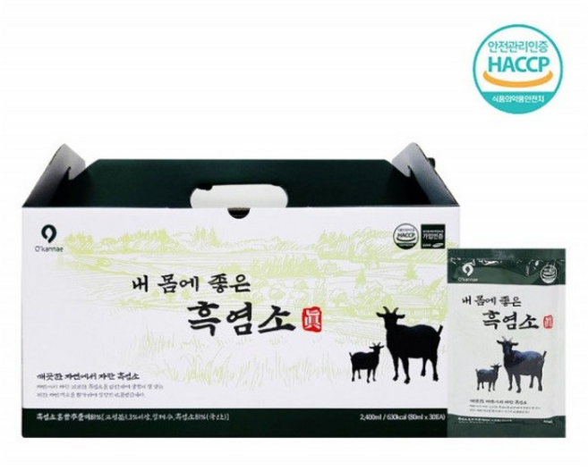 HACCP 인증 옻가네 흑염소 진액 2.4kg, 80ml, 30개