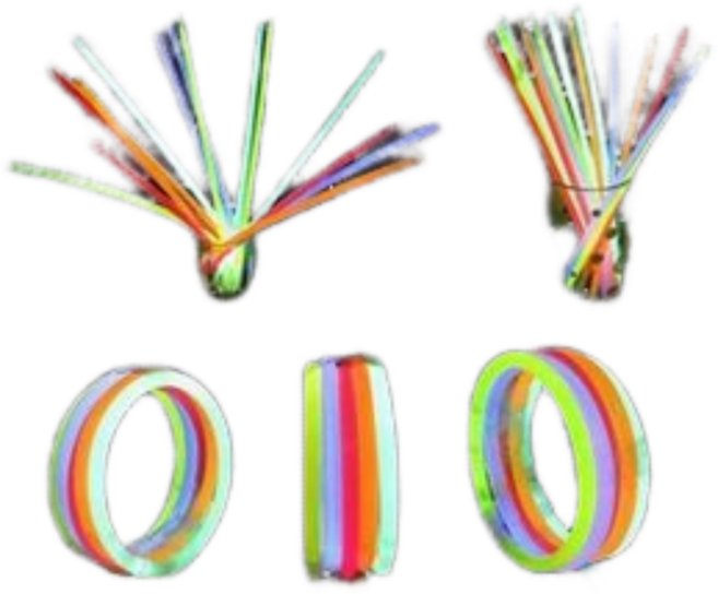 巨倫 A-1579 超炫夜光棒 螢光棒 100支/組, 黃 100支, 1個