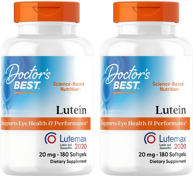 닥터스베스트 루테인 20mg 소프트젤, 180정, 2개 - 쿠팡