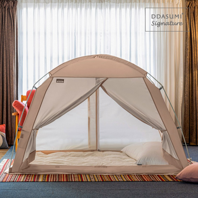 따수미 난방텐트 시그니처 2-3인용(퀸) [알루미늄폴], 1개, 핑 크