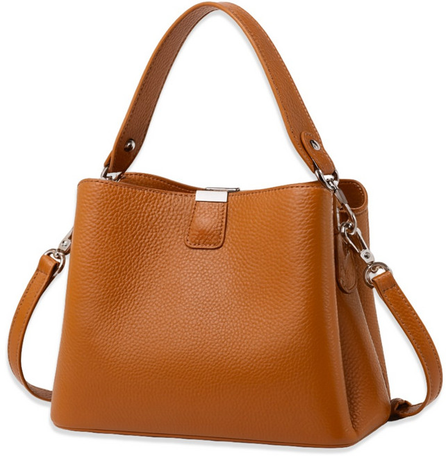 리에라벨 천연소가죽 카론백 토트백 숄더백