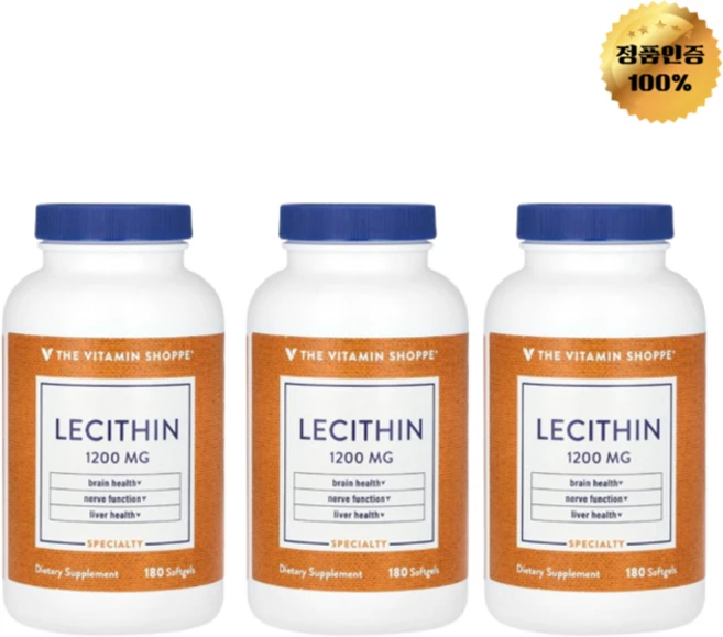 2+1 더비타민샵 레시틴 1 200mg 소프트젤 180정, 3개 - 쿠팡