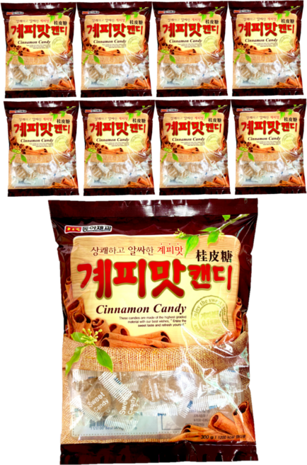 동아제과 계피맛캔디, 300g, 9개