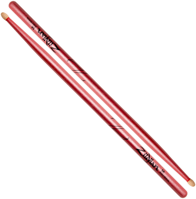 Zildjian Chroma 5A 질젼 코로마 드럼스틱, 1개, 핑크