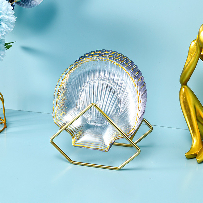 식탁 쓰레기접시 과일접시 말린 과일접시8P+지지대, 조개껍데기, 1개