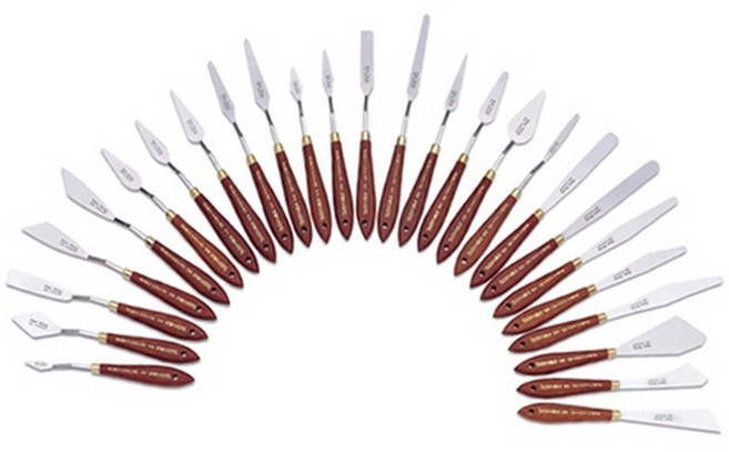 화홍나이프 NO 017 페인팅 스파츌라 색칠붓