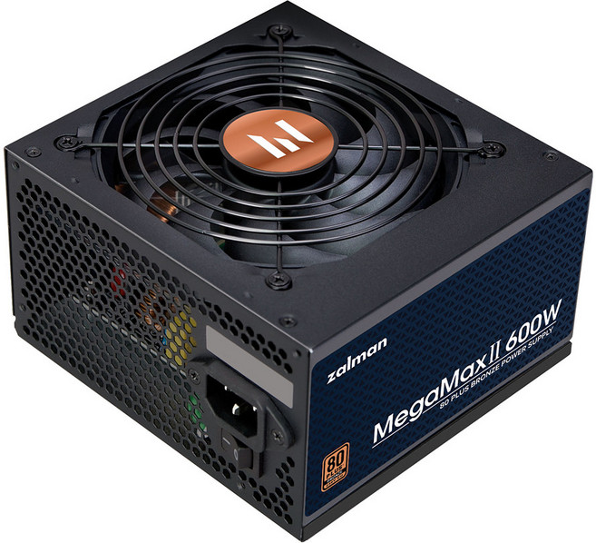 ZALMAN 잘만 MegaMax II 600W 80PLUS 브론즈 ATX3.1 (PCIE 5.1) (ATX/600W) [블랙] 파워 서플라이 PC 컴퓨터, 잘만 MegaMax II 600W 브론즈 [블랙]