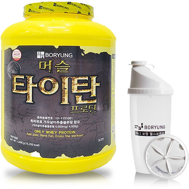 (보령)머슬타이탄프로틴 4kg/유청단백/단백질보충제, 4kg, 1개