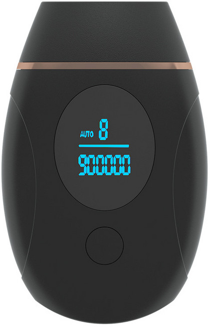 [화오시야]레이저 빙점탈모기 휴대용 ipl 광자스킨 제모기 남녀가 전신 탈모계기 탈모기, 블랙