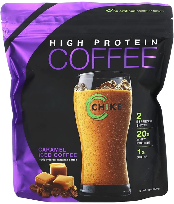 몸관리하세요 겨울입니다 Chike Nutrition 하이 프로틴 아이스 커피 캐러멜 420g(14.8oz) 특별관리진행, ChikeNutrition하이프로틴아이스커피캐러멜420, 420g, 1개 - 쿠팡