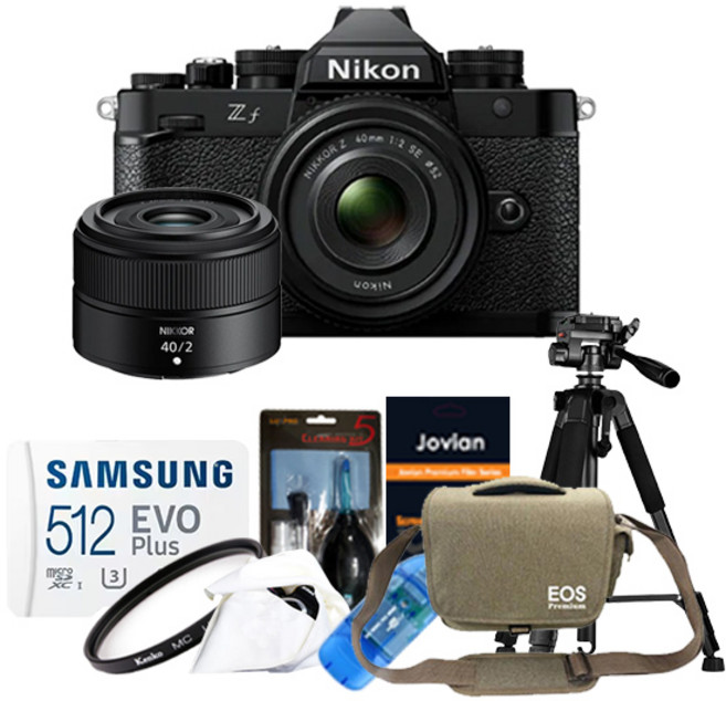 니콘 Z f+Z 40mm F2+메모리포함 8종 악세사리 패키지/컬스, 512G