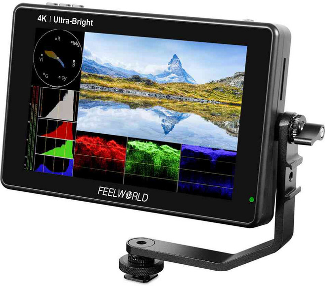 FEELWORLD 7인치 터치스크린 2200nit 밝기 필드 프리뷰모니터 LUT7, LUT 7, 1개