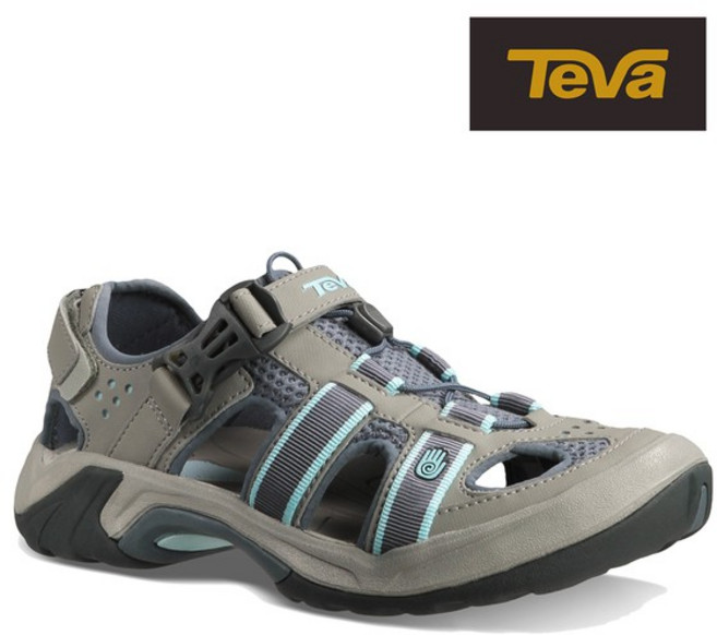 【TEVA】女 Omnium 護趾水陸機能涼鞋 暗藍灰 NO.6154SLA, US8