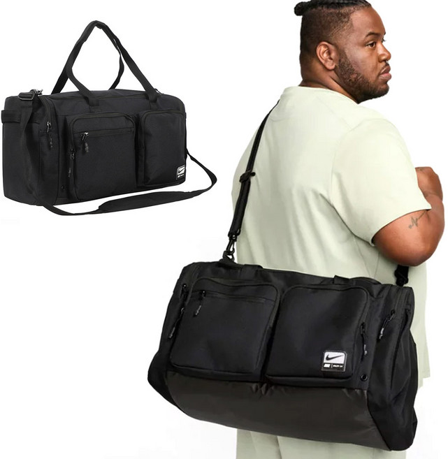 나이키 더플백 FN4208-010 유틸리티 파워 2.0 미디엄 가방 헬스 여행 축구 스포츠 운동 대용량, s_sn_fn4208_010/FREE, 1개