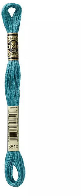 DMC Mouliné Spécial 十字繡線, 1個, 3810. Persian Blue