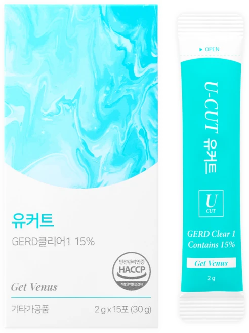 겟비너스 유커트 L 글루타민 위건강 영양제, 1박스, 15회분 - 쿠팡