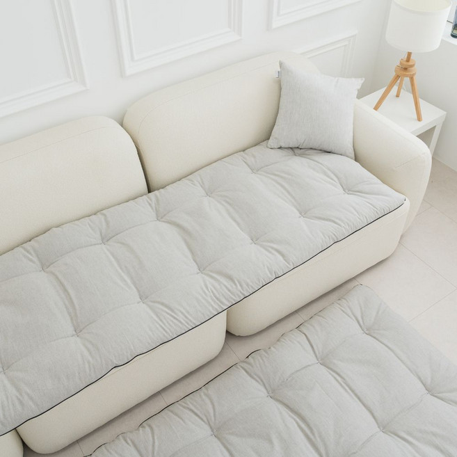 2인용 멜란 모달 토퍼 소파패드