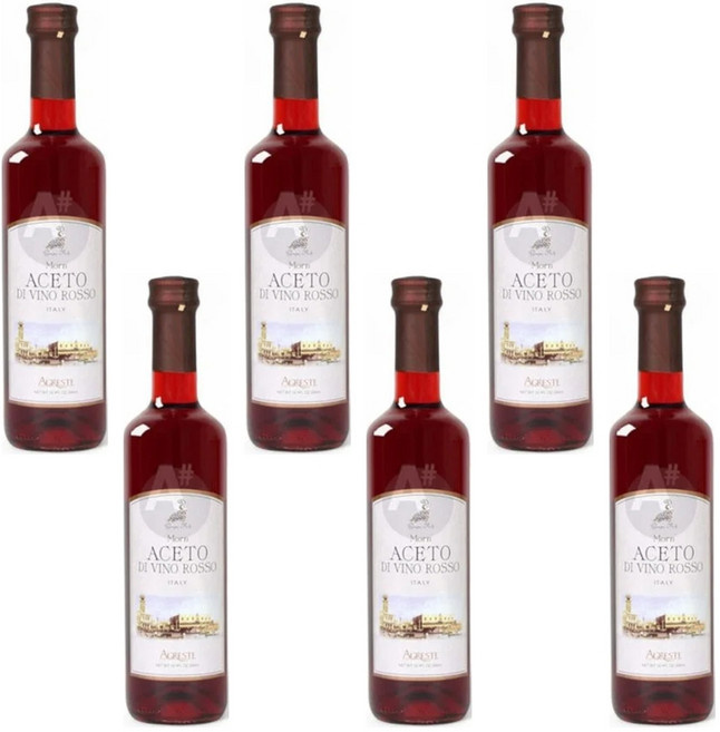 500ml X 6개 이탈리아 와인비니거 와인 식초 레드와인 디비노 발효식초