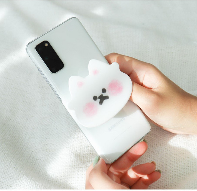 젤리크루 망상리토끼 하트쿠키 곰머그톡 캔디톡 하트탄붕이그립톡 핑크곰톡 현타토끼톡 꽃카톡 에어팟톡 밤톨톡 달붕이톡, 1개, 대왕뽀양톡