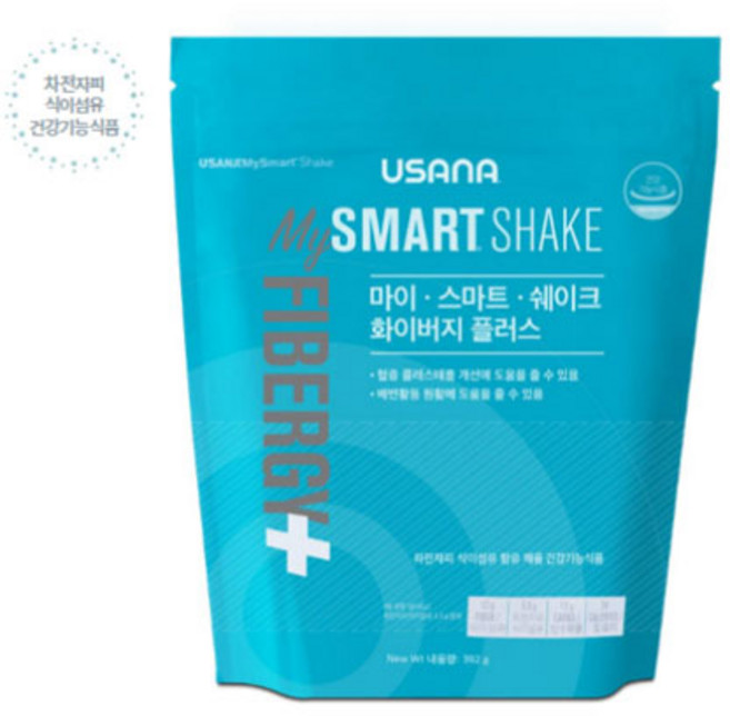 USANA 화이버지 플러스 쉐이크(식이섬유 플러스) 다이어트 건강하게 먹으면서 살빼기, 1개