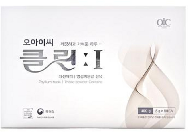 채이은 OIC 오아이씨 클린 원, 1박스, 400g