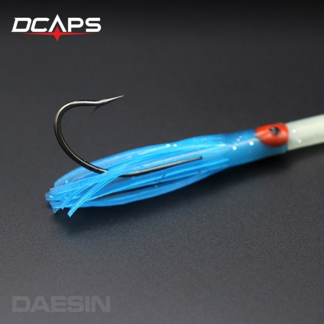 디캡스 캡스 꼴뚜기 갈치바늘 갈치채비 갈치묶음바늘 지선바늘채비 낚싯바늘, 1개, 10개입