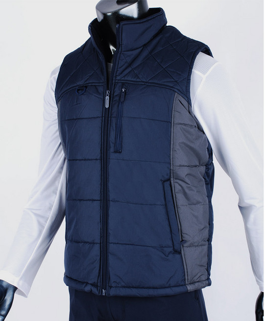 1+1 겨울 집업 패딩조끼 배색 웰론충전재 등산복 작업복 일상복 아웃도어 빅사이즈 120까지