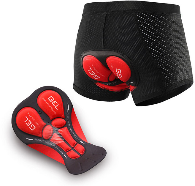 자전거 MTB 로드 패드 속 바지 젤 쿠션 3D 팬츠