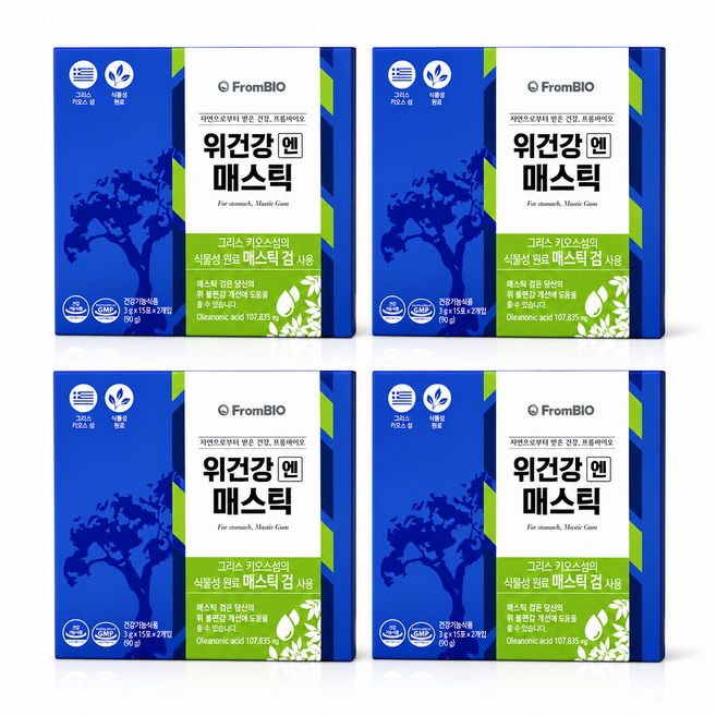 위건강 엔 매스틱 15포 x 4박스, 90g, 4개