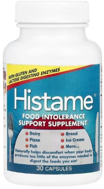 Naturally Vitamins 네츄럴비타민 히스테임 푸드 인톨러런스 서포트 서플먼트 30 정, 1개, 30정 - 쿠팡