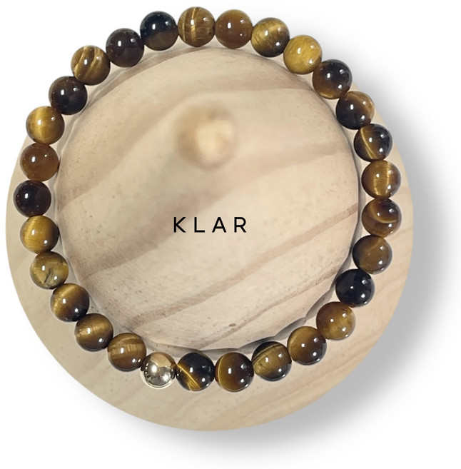 클라(KLAR) 천연 호안석 14k 골드필드(6미리) 원석팔찌 (6미리)