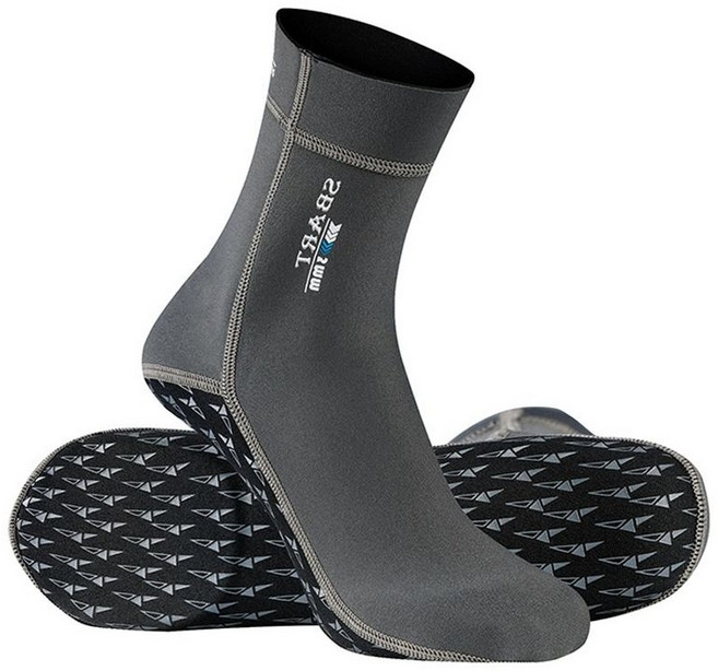 그라운드하이 다이빙모자 캐릭터 스킨 수영 잠수모자, 3MM 잠수양말 그레이