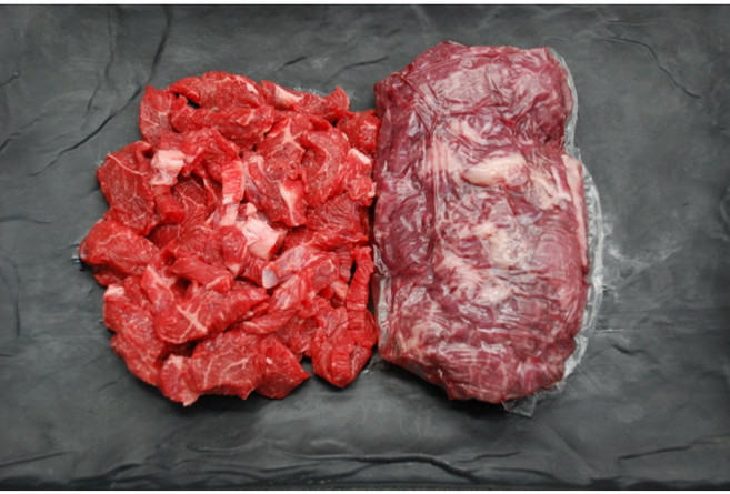 무료배송] 한우 1+한그릇 국거리 200g 산지직송(냉동) 세절 소분포장, 1개