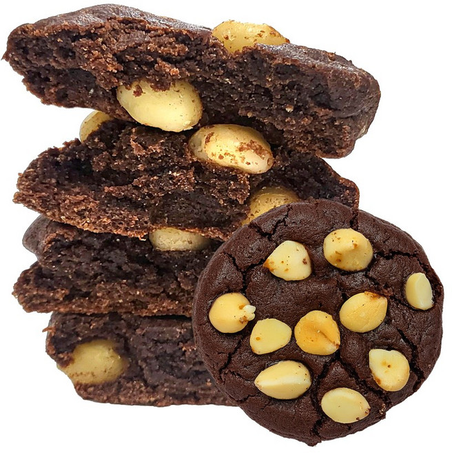 [슈미네 드 파리]쌩에두 수제 프로틴 쿠키 단백질 쿠키 저당 스테비아 쿠키 초코마카다미아 90g, 1개