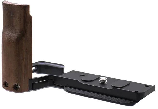 카메라 케이지 ZV-E10 II 콜드 슈 마운트 우든 핸들 그립 퀵 릴리즈 L 플레이트 소니 필름 제작 브래킷, 02 Type B Hand Grip, 01 China Mainland