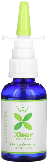 Xlear 자일리톨 함유 식염수 코 스프레이 빠른 완화 효과 45ml(1.5fl oz), Xlear자일리톨함유식염수코스프레이빠른완화효과45ml1, 1개 - 쿠팡