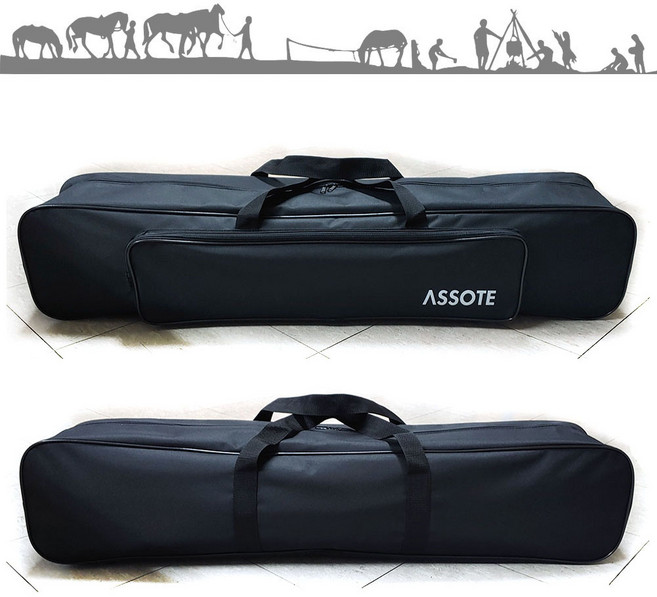 AT(EX-100) 다용도텐트가방 타프가방 폴대 캠핑보조가방 옷가방 이불가방, AT-100CM(BLACK)